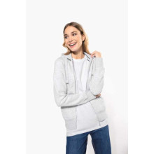 Pulover / hoodie Kariban LADIES' FULL ZIP HOODED SWEATSHIRT KA464