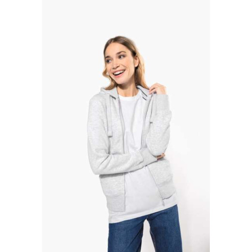 Pulover / hoodie Kariban LADIES' FULL ZIP HOODED SWEATSHIRT KA464