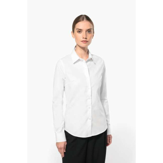 Srajca / Pulover Kariban LADIES’ LONG-SLEEVED COTTON POPLIN SHIRT KA510