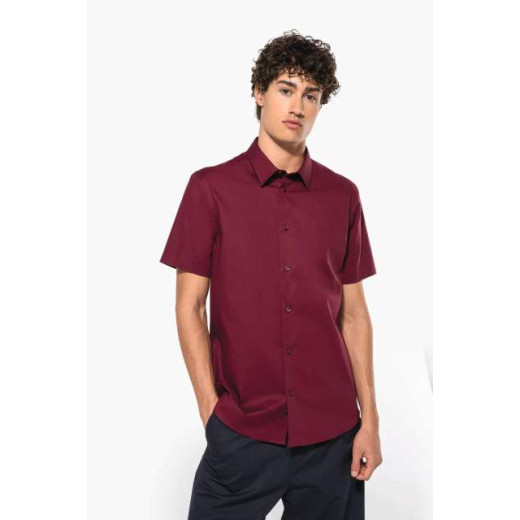 Srajca / Pulover Kariban SHORT-SLEEVED COTTON/ELASTANE SHIRT KA531
