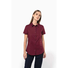 Srajca / Pulover Kariban LADIES' SHORT-SLEEVED COTTON/ELASTANE SHIRT KA532