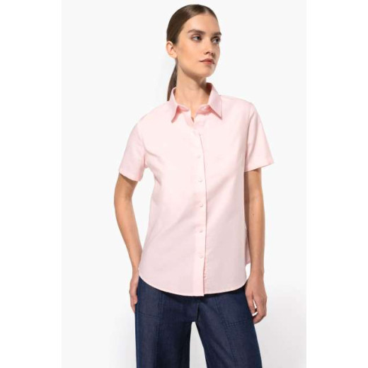Srajca / Pulover Kariban LADIES' SHORT-SLEEVED OXFORD SHIRT KA536