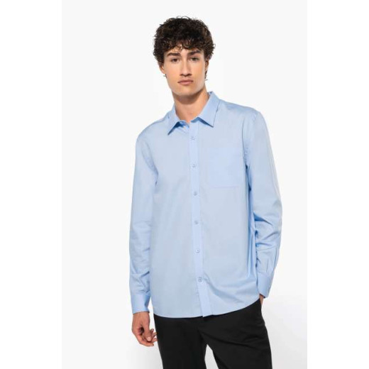 Srajca / Pulover Kariban MEN'S LONG-SLEEVED COTTON POPLIN SHIRT KA541