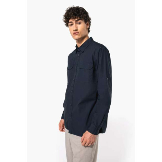 Srajca / Pulover Kariban MEN'S LONG-SLEEVED SAFARI SHIRT KA590