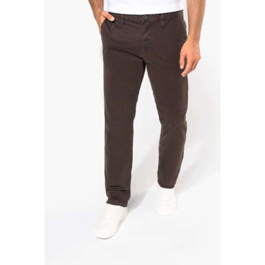 Hlače Kariban MEN'S CHINO TROUSERS KA740