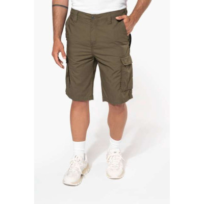 Hlače Kariban MEN'S LIGHTWEIGHT MULTIPOCKET BERMUDA SHORTS KA755