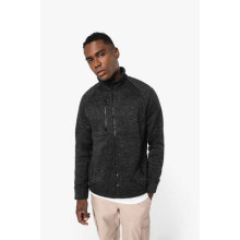 Flis jakna Kariban MEN'S FULL ZIP HEATHER JACKET KA9106