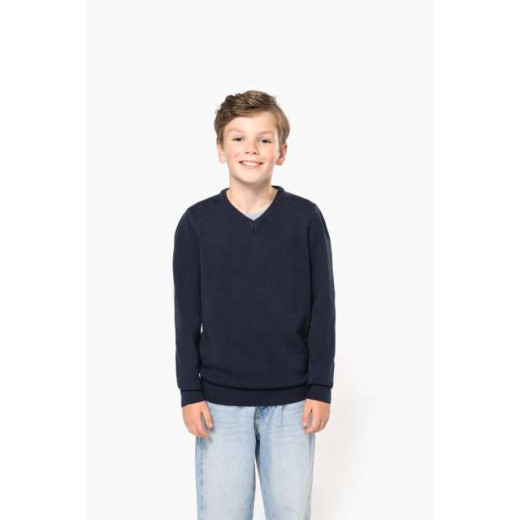 Srajca / Pulover Kariban KIDS' V-NECK JUMPER KA9109