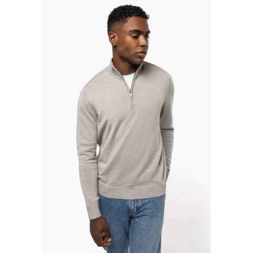 Srajca / Pulover Kariban MEN'S ZIP NECK JUMPER KA970