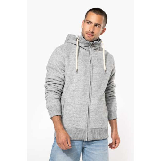 Pulover / hoodie Kariban VINTAGE SHERPA-LINED FLEECE JACKET KV2312