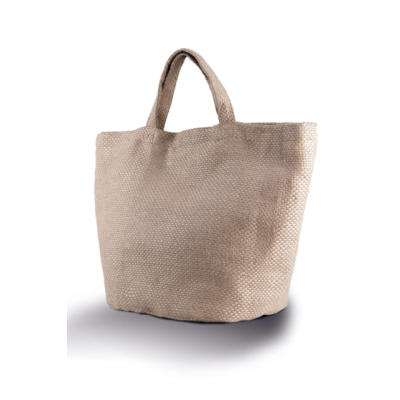 Torba Kimood 100% NATURAL YARN DYED JUTE BAG KI0227