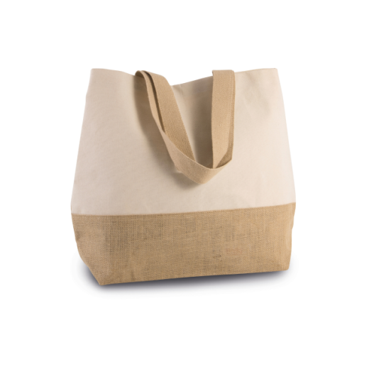 Torba Kimood CANVAS & JUTE HOLD-ALL SHOPPER BAG KI0235