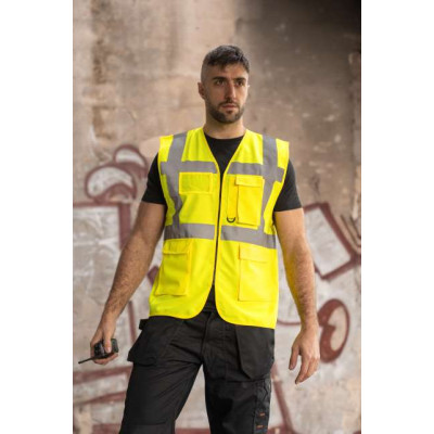 Korntex COMFORT EXECUTIVE SAFETY VEST "HAMBURG" - MULTIFUNCTIONAL WITH POCKETS KXCMF