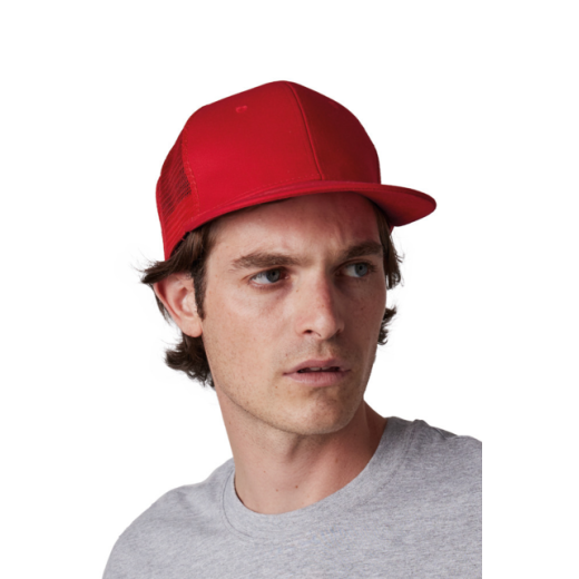 Kapa K-UP TRUCKER FLAT PEAK CAP - 6 PANELS KP113