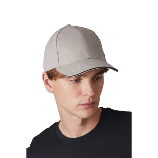 Kapa K-UP CAP WITH CONTRASTING SANDWICH PEAK - 6 PANELS KP185