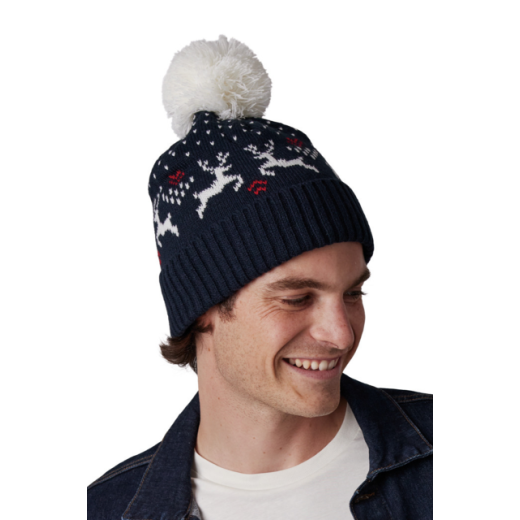 Kapa K-UP WINTER BEANIE WITH REINDEER DESIGN KP512