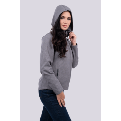 Softshell jakna Legend Classics WOMEN’S 3-LAYER DETACHABLE HOODED SOFTSHELL JACKET LE821