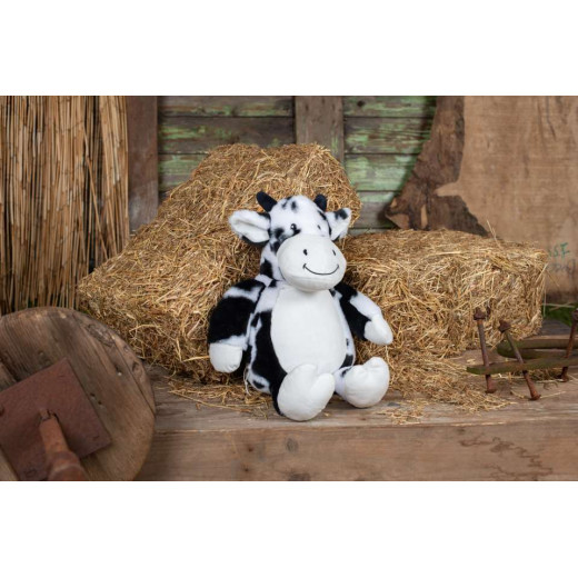 Plišasta igrača Mumbles ZIPPIE BLACK AND WHITE COW MM578