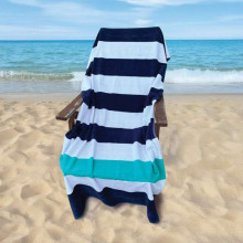Brisača Olima OLIMA „NAUTICAL STRIPE” BEACH VELOUR TOWEL OLV4040