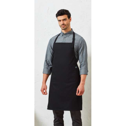 Premier COTTON BIB APRON, FAIRTRADE & ORGANIC CERTIFIED PR112