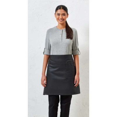 Premier 'DIVISION' WAXED LOOK DENIM WAIST APRON PR135