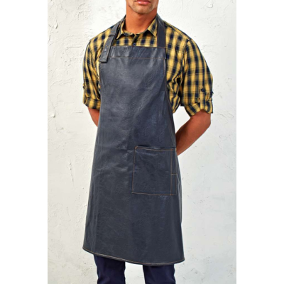 Premier FAUX LEATHER BIB APRON PR139