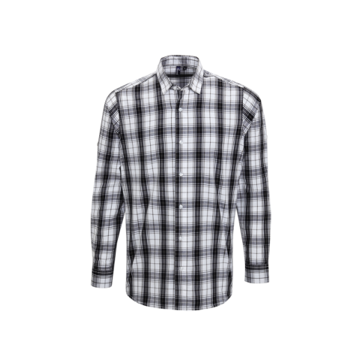 Srajca / Pulover Premier 'GINMILL' CHECK - MEN'S LONG SLEEVE COTTON SHIRT PR254
