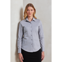 Srajca / Pulover Premier WOMEN'S STRETCH-FIT COTTON POPLIN LONG SLEEVE SHIRT PR344