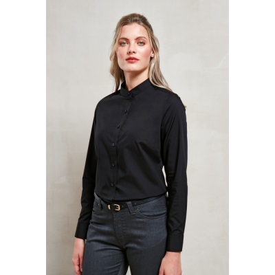 Srajca / Pulover Premier WOMEN’S BANDED COLLAR 'GRANDAD' SHIRT PR358