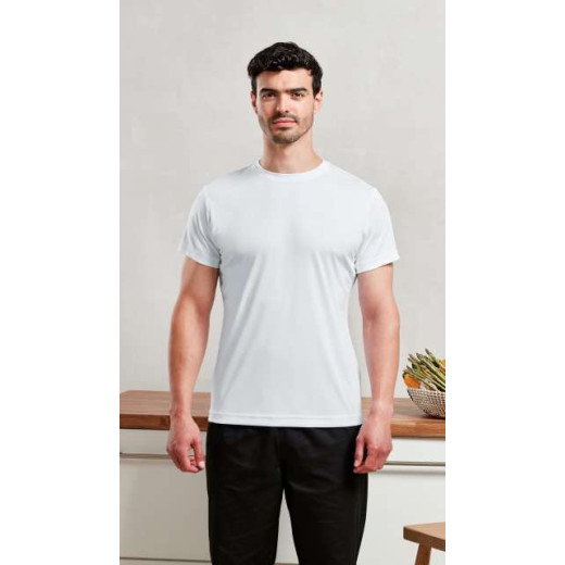 Premier COOLCHECKER® CHEF’S T-SHIRT (MESH BACK) PR649