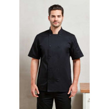 Premier SHORT SLEEVE CHEF'S JACKET PR656