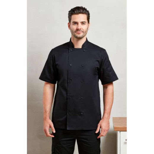 Premier SHORT SLEEVE CHEF'S JACKET PR656