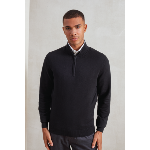 Srajca / Pulover Premier MEN'S QUARTER-ZIP KNITTED SWEATER PR695