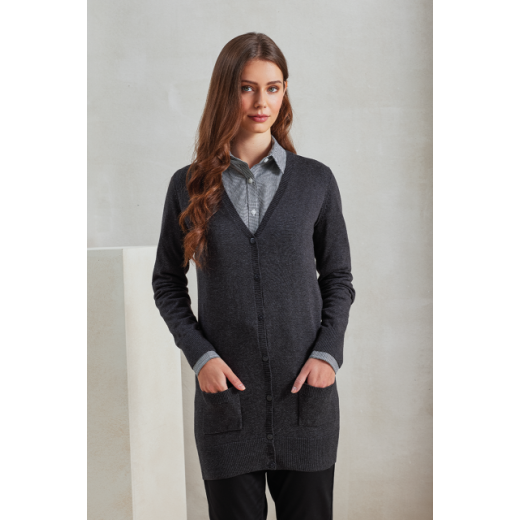 Srajca / Pulover Premier WOMEN'S LONG LENGTH KNITTED CARDIGAN PR698