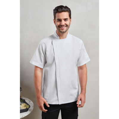 Premier CHEF'S ZIP-CLOSE SHORT SLEEVE JACKET PR906