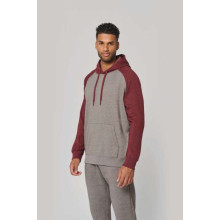Proact ADULT TWO-TONE HOODED SWEATSHIRT PA369