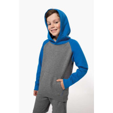 Proact KIDS' TWO-TONE HOODED SWEATSHIRT PA370