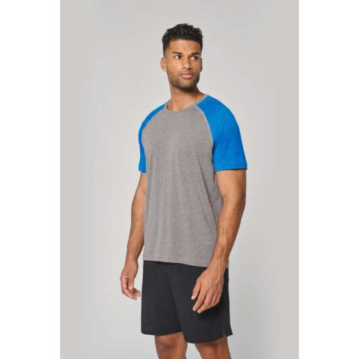 Proact ADULT TRIBLEND TWO-TONE SPORTS SHORT-SLEEVED T-SHIRT PA4010