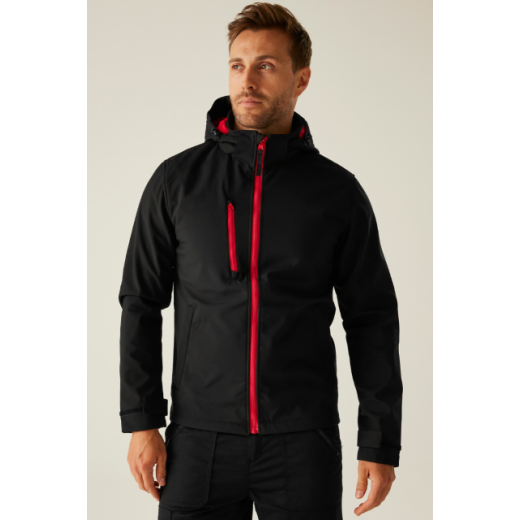 Softshell jakna Regatta VENTURER 3 LAYER HOODED PRINTABLE SOFTSHELL JACKET RETRA701