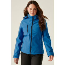 Softshell jakna Regatta WOMEN'S VENTURER 3 LAYER HOODED PRINTABLE SOFTSHELL JACKET RETRA702
