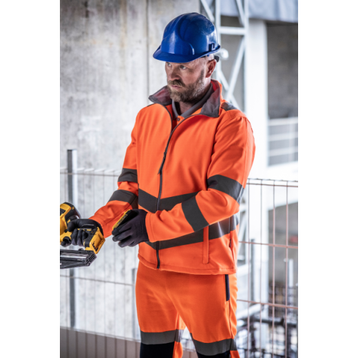 Regatta HI-VIS PRO CONTRACT ABLAZE 2 LAYER SOFTSHELL JACKET (CLASS 3) RETRA712