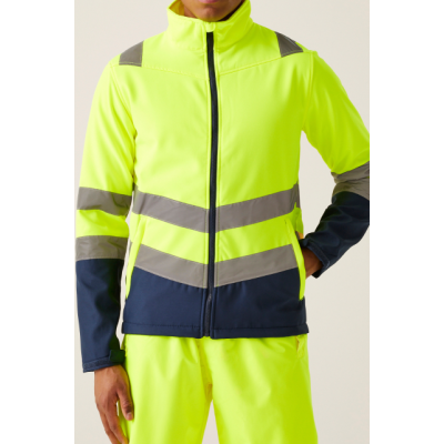 Regatta PRO HI-VIS SOFTSHELL JACKET RETRA722