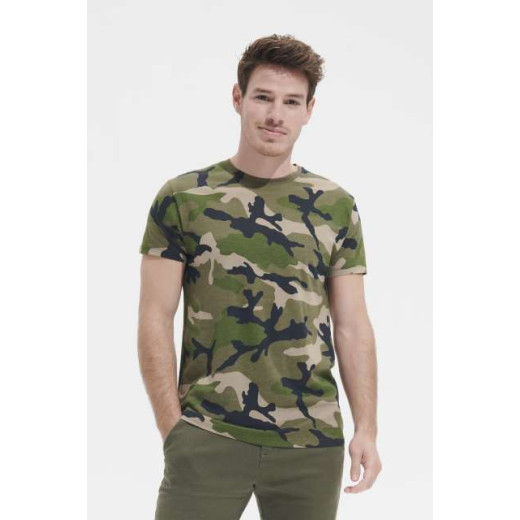 T-majica SOL'S SOL'S CAMO MEN - ROUND COLLAR T-SHIRT SO01188