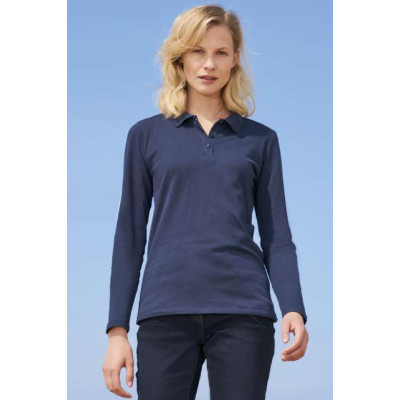Polo majica SOL'S PERFECT LSL WOMEN - LONG-SLEEVE PIQUÉ POLO SHIRT SO02083