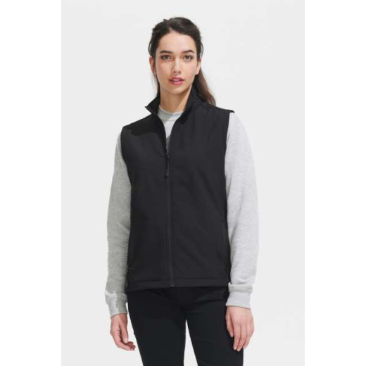 Softshell jakna SOL'S SOL'S RACE BW WOMEN - SOFTSHELL BODYWARMER SO02888