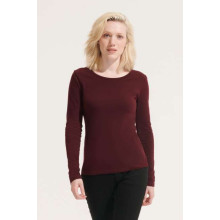 T-majica SOL'S SOL'S MAJESTIC - WOMEN'S ROUND COLLAR LONG SLEEVE T-SHIRT SO11425