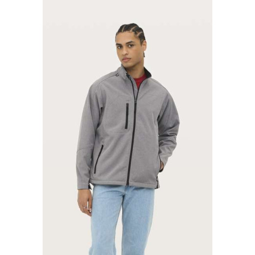 Softshell jakna SOL'S SOL'S RELAX - MEN'S SOFTSHELL ZIPPED JACKET SO46600