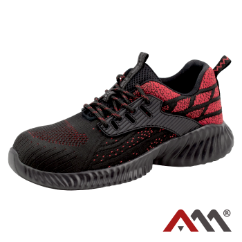Gradbeni čevlji iz Fly-knit materiala BTEX ONE RED