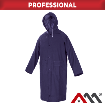 PPR PROFESSIONAL dežni plašč PU - MODER